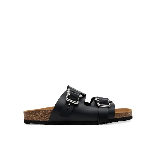 LOVE MOSCHINO Klapki JA28273G1MIA000A Czarny ze sklepu MODIVO w kategorii Klapki damskie - zdjęcie 182632080