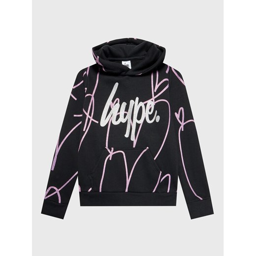 HYPE Bluza VLR-565 Czarny Regular Fit ze sklepu MODIVO w kategorii Bluzy dziewczęce - zdjęcie 182632103