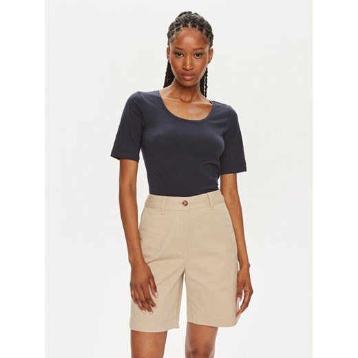 Gant T-Shirt 4203491 Granatowy Slim Fit ze sklepu MODIVO w kategorii Bluzki damskie - zdjęcie 182632110