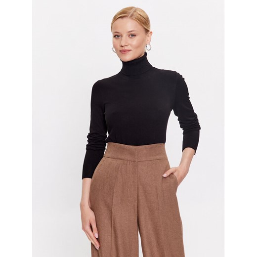 Liu Jo Golf WF3126 MA18F Czarny Regular Fit ze sklepu MODIVO w kategorii Swetry damskie - zdjęcie 182632143