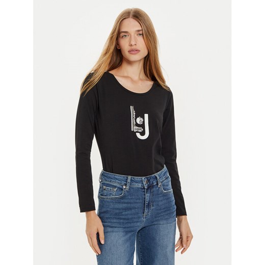 Liu Jo Sport Bluzka TF4206 JS088 Czarny Regular Fit ze sklepu MODIVO w kategorii Bluzki damskie - zdjęcie 182632163