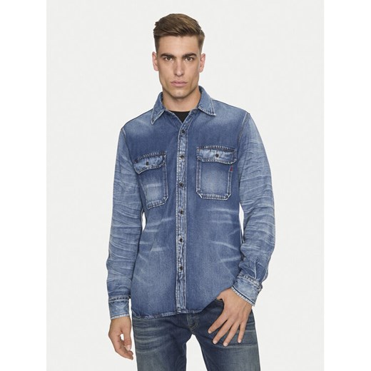 Replay Koszula jeansowa M4074 .000.624 72A Niebieski Regular Fit ze sklepu MODIVO w kategorii Koszule męskie - zdjęcie 182632264