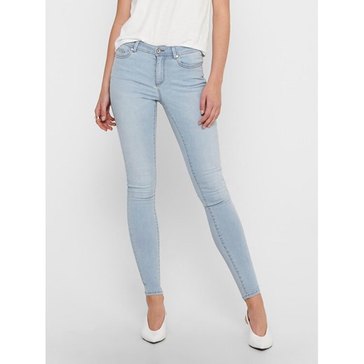 ONLY Jeansy 15223166 Niebieski Skinny Fit ze sklepu MODIVO w kategorii Jeansy damskie - zdjęcie 182632291