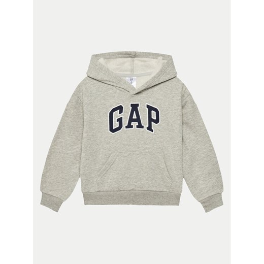 Gap Bluza 744326-00 Szary Regular Fit ze sklepu MODIVO w kategorii Bluzy chłopięce - zdjęcie 182632294