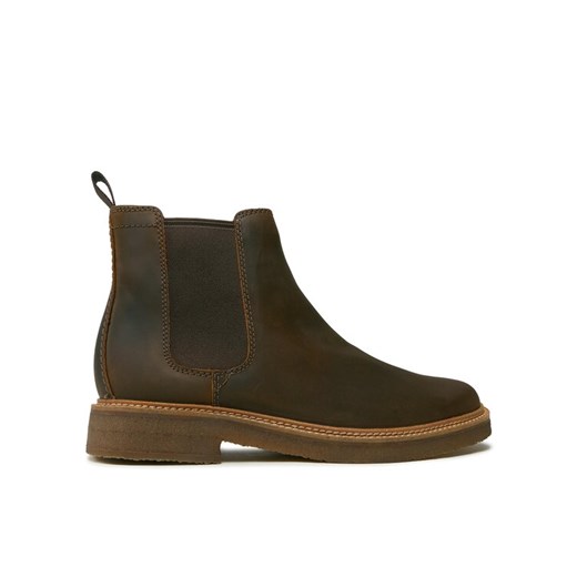 Clarks Sztyblety Clarkdale Easy 261735327 Brązowy ze sklepu MODIVO w kategorii Buty zimowe męskie - zdjęcie 182632342