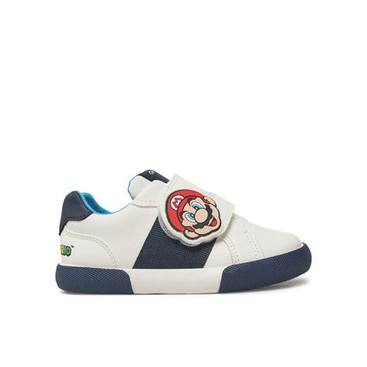 Geox Sneakersy B Gisli B551NC 000BC C0899 S Biały ze sklepu MODIVO w kategorii Buty sportowe dziecięce - zdjęcie 182632351