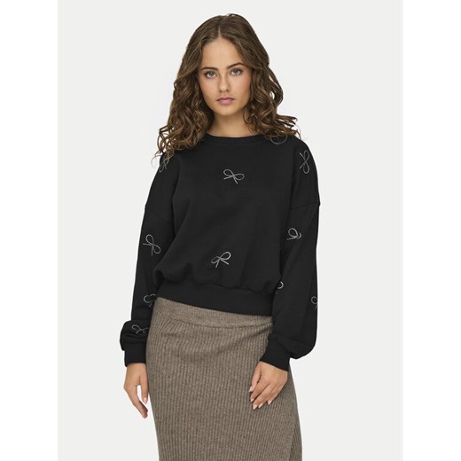 ONLY Bluza Berit 15333887 Czarny Regular Fit ze sklepu MODIVO w kategorii Bluzy damskie - zdjęcie 182632374