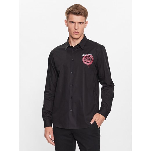 Just Cavalli Koszula 75OALYS1 Czarny Regular Fit ze sklepu MODIVO w kategorii Koszule męskie - zdjęcie 182632411