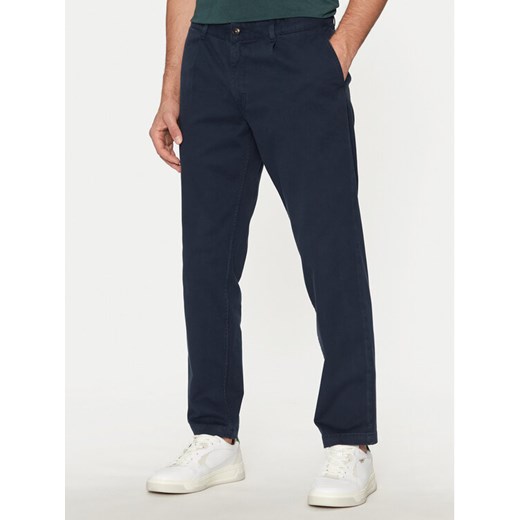 Boss Chinosy 50529308 Granatowy Relaxed Fit ze sklepu MODIVO w kategorii Spodnie męskie - zdjęcie 182632421