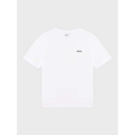 Boss T-Shirt J25P23 S Biały Regular Fit ze sklepu MODIVO w kategorii T-shirty chłopięce - zdjęcie 182632444
