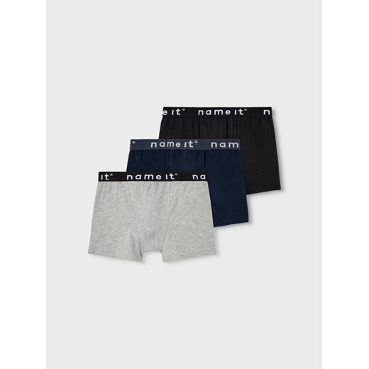 NAME IT Komplet 3 par bokserek 13208836 Czarny ze sklepu MODIVO w kategorii Majtki dziecięce - zdjęcie 182632464