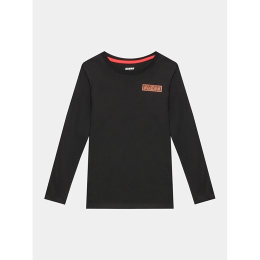 Guess Bluzka L3BI34 I3Z14 Czarny Regular Fit ze sklepu MODIVO w kategorii T-shirty chłopięce - zdjęcie 182632480