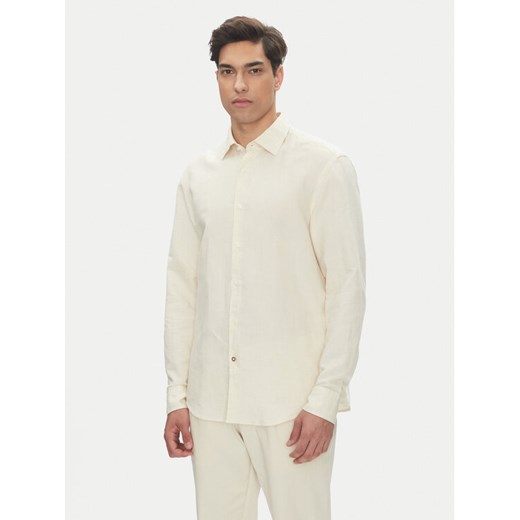 BOSS Koszula C-Hal 50539531 Biały Casual Fit ze sklepu MODIVO w kategorii Koszule męskie - zdjęcie 182632512