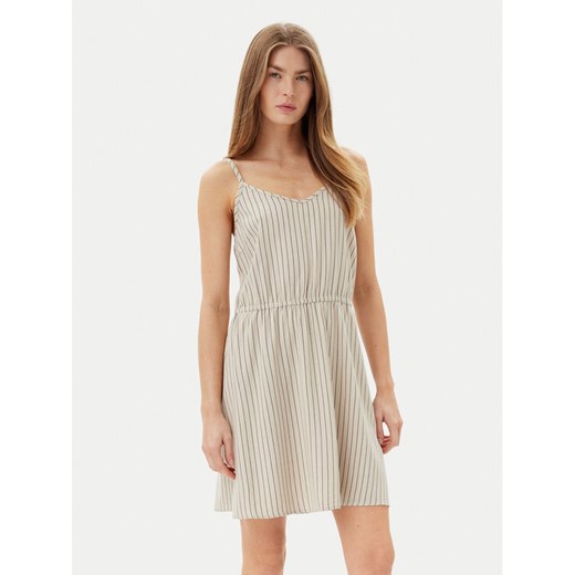 Vero Moda Sukienka letnia Mymilo 10303689 Beżowy Regular Fit ze sklepu MODIVO w kategorii Sukienki - zdjęcie 182632600