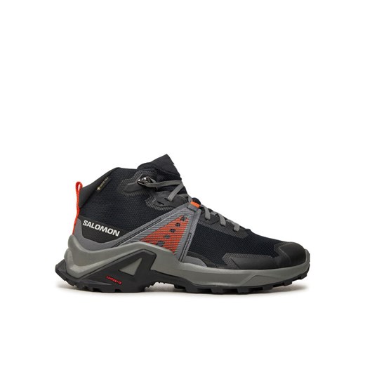 Salomon Trekkingi X Raise Mid Gore-Tex L47458000 Czarny ze sklepu MODIVO w kategorii Buty trekkingowe dziecięce - zdjęcie 182632611