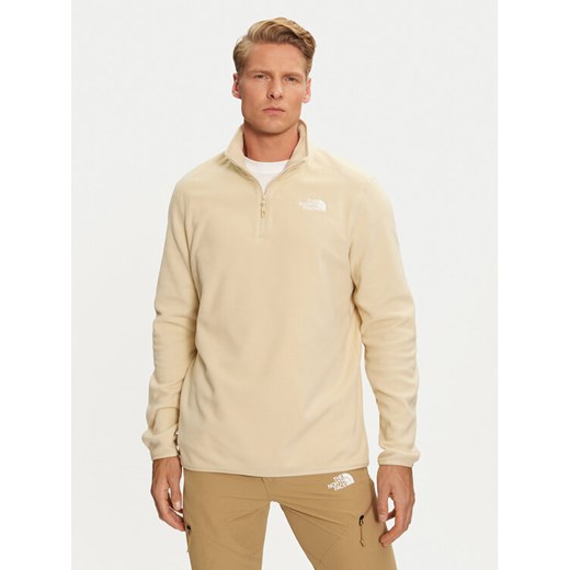 The North Face Polar Glacier NF0A855W Beżowy Regular Fit ze sklepu MODIVO w kategorii Bluzy męskie - zdjęcie 182632631