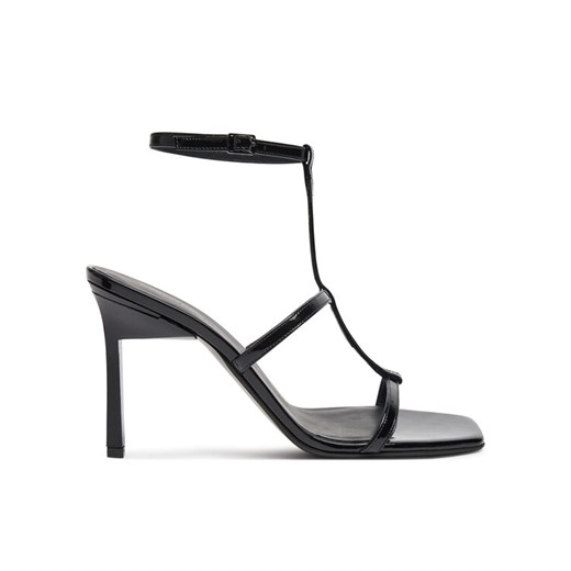 Calvin Klein Sandały Heel Gladi Sandal 90 Pat HW0HW02312 Czarny ze sklepu MODIVO w kategorii Sandały damskie - zdjęcie 182632641