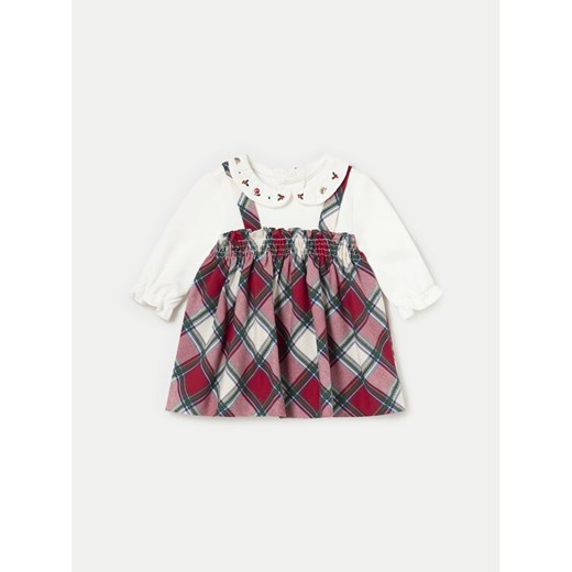 Mayoral Sukienka elegancka 2801 Czerwony Regular Fit ze sklepu MODIVO w kategorii Sukienki niemowlęce - zdjęcie 182632661