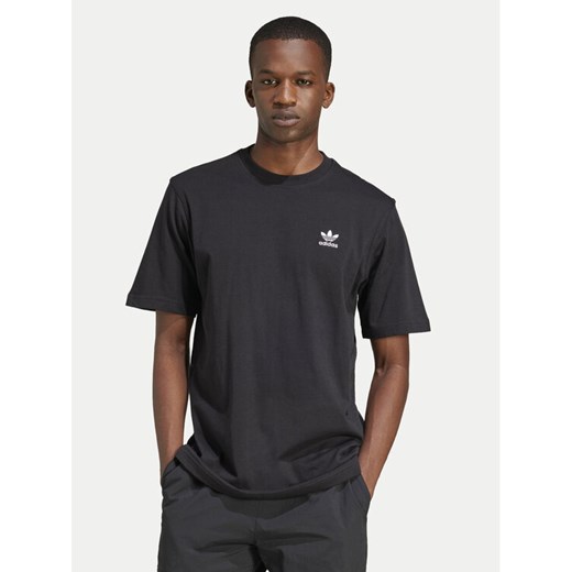 adidas T-Shirt Trefoil Essentials JI8545 Czarny Regular Fit ze sklepu MODIVO w kategorii T-shirty męskie - zdjęcie 182632663