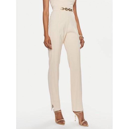 Marciano Guess Spodnie materiałowe 4GGB13 7074A Beżowy Regular Fit ze sklepu MODIVO w kategorii Spodnie damskie - zdjęcie 182632723