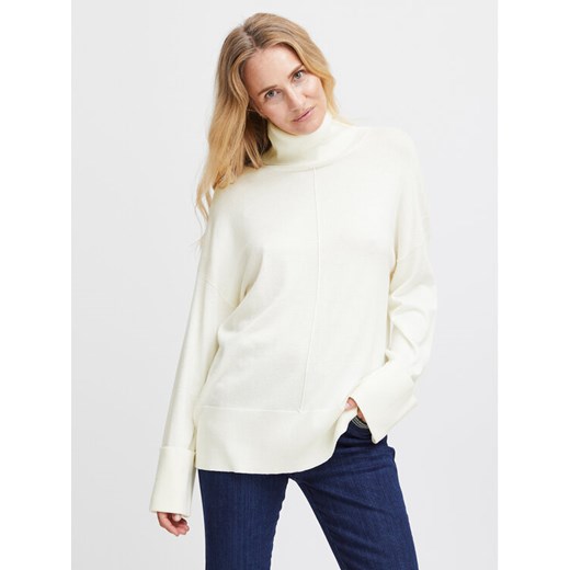 Fransa Golf 20612741 Écru Relaxed Fit ze sklepu MODIVO w kategorii Swetry damskie - zdjęcie 182632742