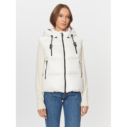 Deha Bezrękawnik D93580 Biały Regular Fit ze sklepu MODIVO w kategorii Kamizelki damskie - zdjęcie 182632760