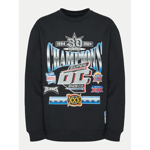 DC Bluza Old Champs ADYSF03138 Czarny Standard Fit ze sklepu MODIVO w kategorii Bluzy męskie - zdjęcie 182632762
