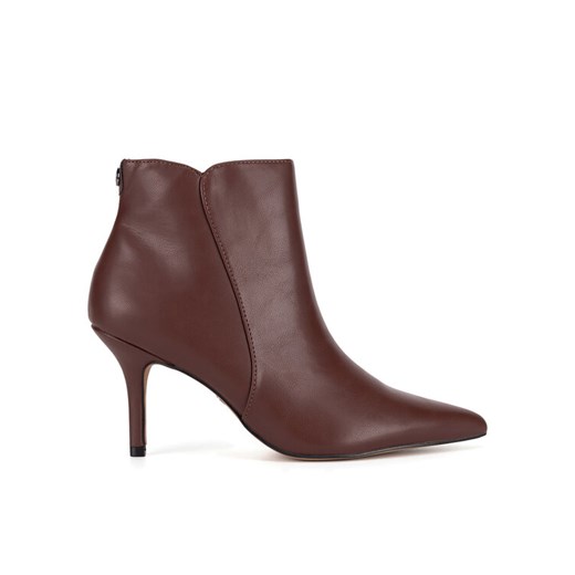 Nine West Botki WFA2784-1 Brązowy ze sklepu MODIVO w kategorii Botki - zdjęcie 182632794