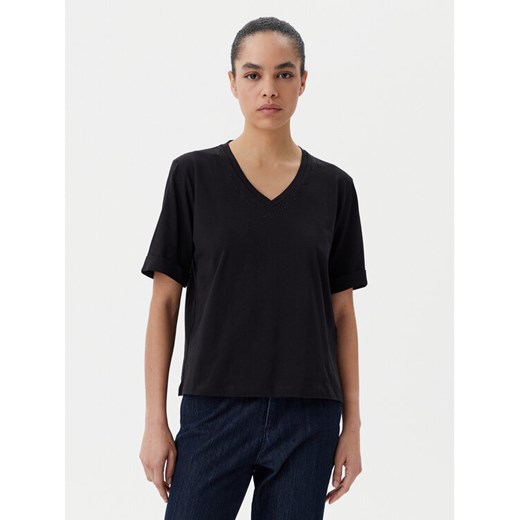 Liu Jo Beachwear T-Shirt TA5175 JS923 Czarny Regular Fit ze sklepu MODIVO w kategorii Bluzki damskie - zdjęcie 182632800