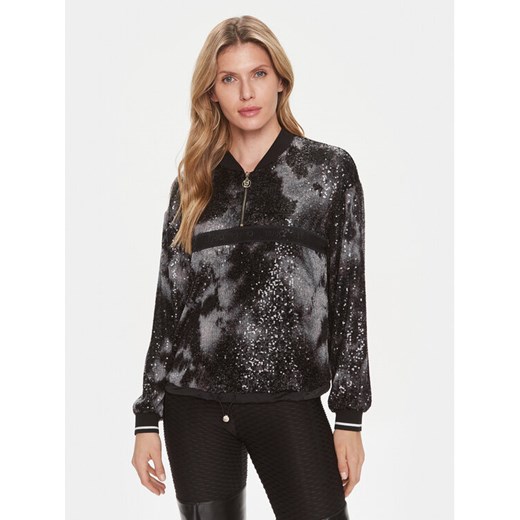 Liu Jo Bluza TA4018 J4623 Czarny Regular Fit ze sklepu MODIVO w kategorii Bluzy damskie - zdjęcie 182632804