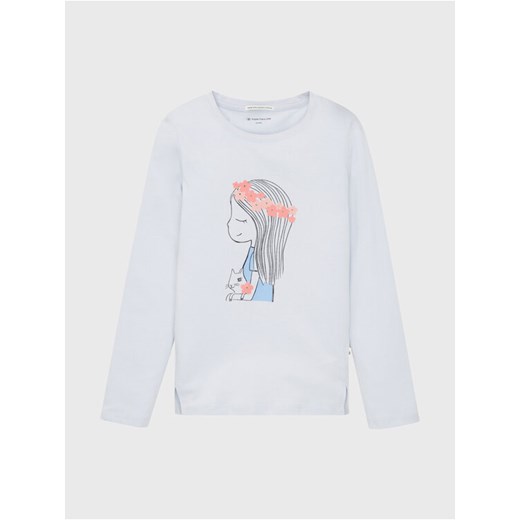 Tom Tailor Bluzka 1033895 Błękitny Regular Fit ze sklepu MODIVO w kategorii Bluzki dziewczęce - zdjęcie 182632832