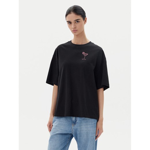 BOSS T-Shirt C_Eboyfriend_4 50540441 Czarny Oversize ze sklepu MODIVO w kategorii Bluzki damskie - zdjęcie 182632850