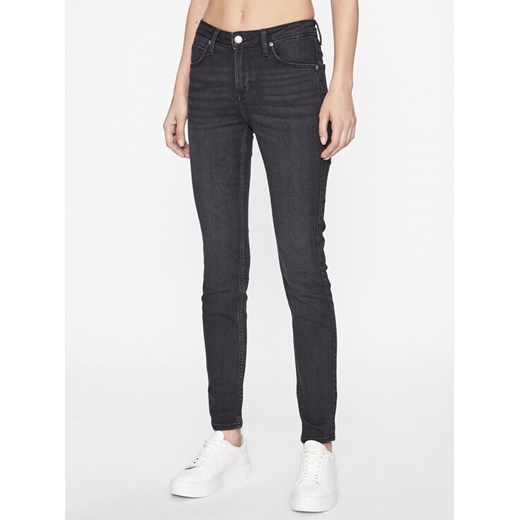 Lee Jeansy 112341963 Czarny Skinny Fit ze sklepu MODIVO w kategorii Jeansy damskie - zdjęcie 182632932