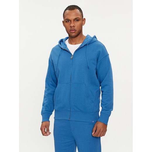 United Colors Of Benetton Bluza 3J68U5001 Niebieski Regular Fit ze sklepu MODIVO w kategorii Bluzy męskie - zdjęcie 182632934