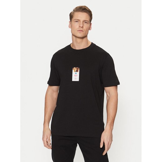 HUGO T-Shirt 50530683 Czarny Regular Fit ze sklepu MODIVO w kategorii T-shirty męskie - zdjęcie 182632943