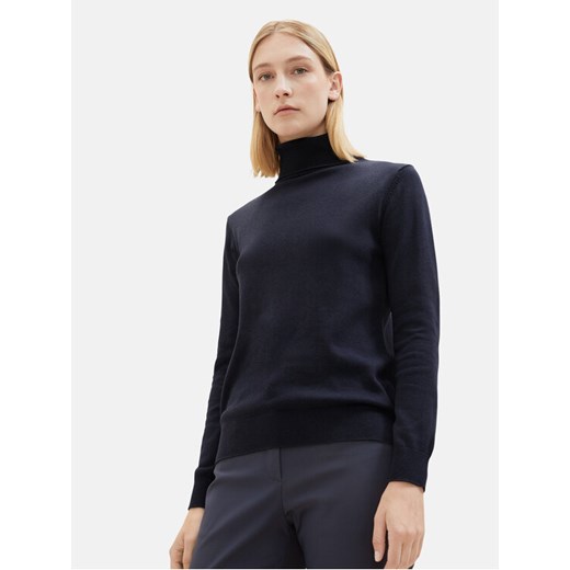 Tom Tailor Golf 1037746 Granatowy Regular Fit ze sklepu MODIVO w kategorii Swetry damskie - zdjęcie 182632973