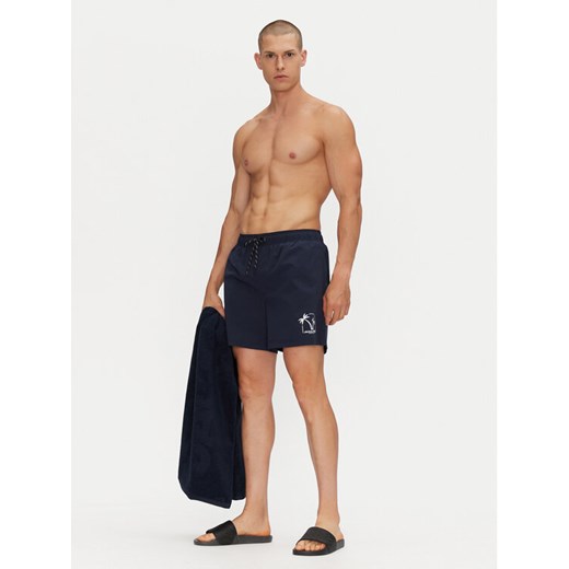 Jack&Jones Szorty kąpielowe Maui 12278729 Granatowy Regular Fit ze sklepu MODIVO w kategorii Kąpielówki - zdjęcie 182633003