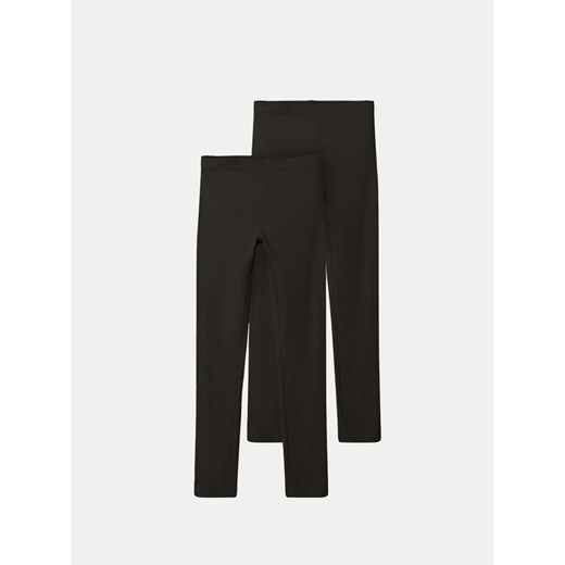 NAME IT Komplet 2 par legginsów 13205781 Czarny Slim Fit ze sklepu MODIVO w kategorii Spodnie dziewczęce - zdjęcie 182633030