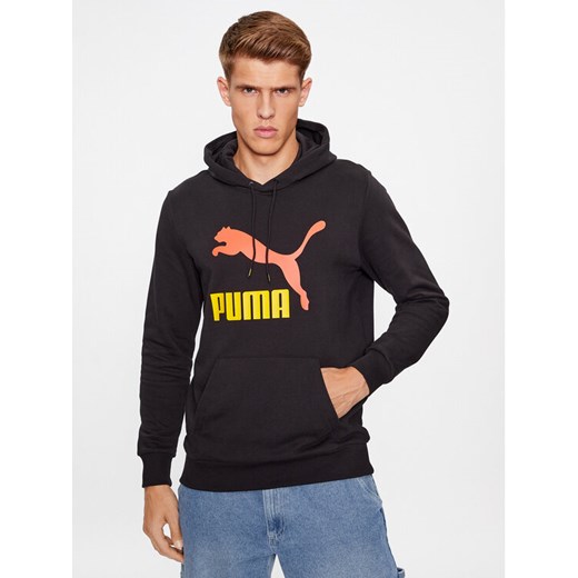 Puma Bluza Classics 539518 Czarny Regular Fit ze sklepu MODIVO w kategorii Bluzy męskie - zdjęcie 182633071
