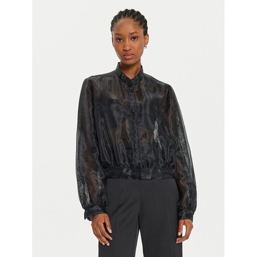 TWINSET Bluza 241TP2020 Czarny Loose Fit ze sklepu MODIVO w kategorii Bluzy damskie - zdjęcie 182633092
