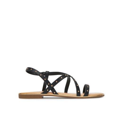 ONLY Shoes Sandały Onlmari-4 Pu Studs 15342339 Czarny ze sklepu MODIVO w kategorii Sandały damskie - zdjęcie 182633150