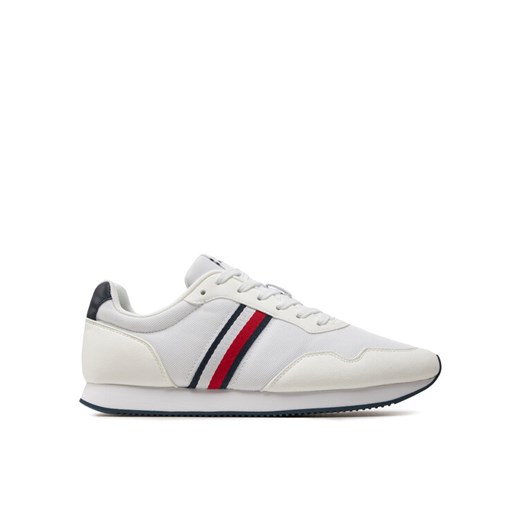 Tommy Hilfiger Sneakersy Lo Runner Mix FM0FM04958 Biały Tommy Hilfiger 44 MODIVO
