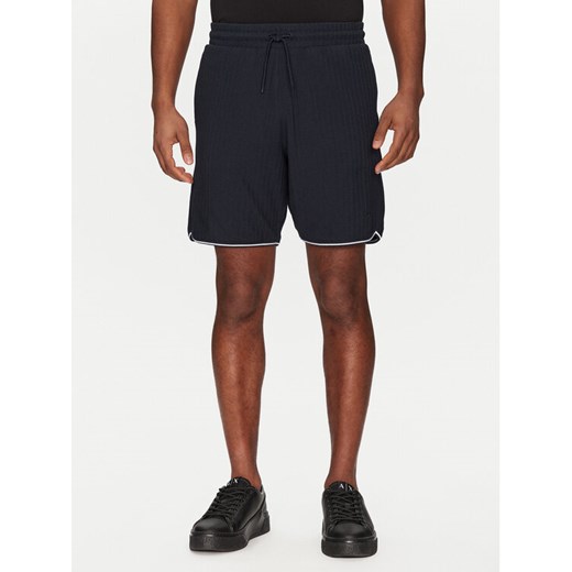 Emporio Armani Underwear Szorty materiałowe EM000691 AF12360 UB102 Granatowy Regular Fit ze sklepu MODIVO w kategorii Spodenki męskie - zdjęcie 182633163