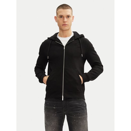 KARL LAGERFELD Bluza 705751 500900 Czarny Regular Fit ze sklepu MODIVO w kategorii Bluzy męskie - zdjęcie 182633170