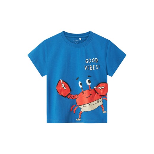 NAME IT T-Shirt Fish 13241295 Niebieski Regular Fit ze sklepu MODIVO w kategorii T-shirty chłopięce - zdjęcie 182633174