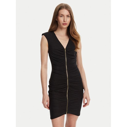 Just Cavalli Sukienka koktajlowa 78PAO949 Czarny Slim Fit ze sklepu MODIVO w kategorii Sukienki - zdjęcie 182633230