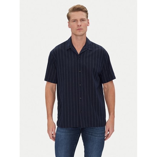 Jack&Jones Koszula Luke 12271099 Granatowy Relaxed Fit ze sklepu MODIVO w kategorii Koszule męskie - zdjęcie 182633273