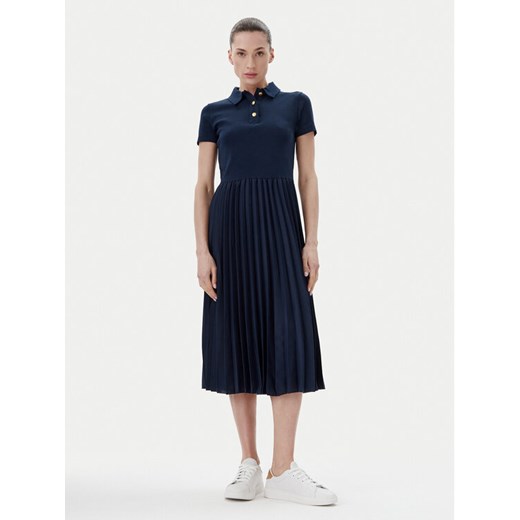 Tommy Hilfiger Sukienka codzienna WW0WW44448 Granatowy Regular Fit ze sklepu MODIVO w kategorii Sukienki - zdjęcie 182633290