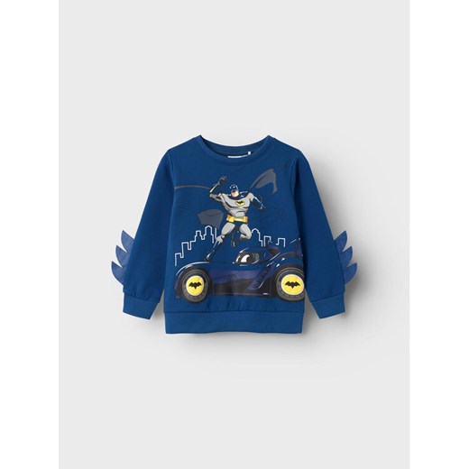 NAME IT Bluza BATMAN Jacobo 13225934 Niebieski Regular Fit ze sklepu MODIVO w kategorii Bluzy chłopięce - zdjęcie 182633301