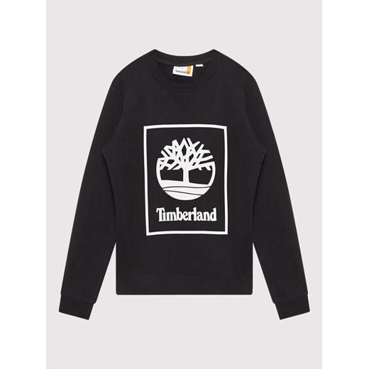 Timberland Bluza T25T58 D Czarny Regular Fit ze sklepu MODIVO w kategorii Bluzy chłopięce - zdjęcie 182633384